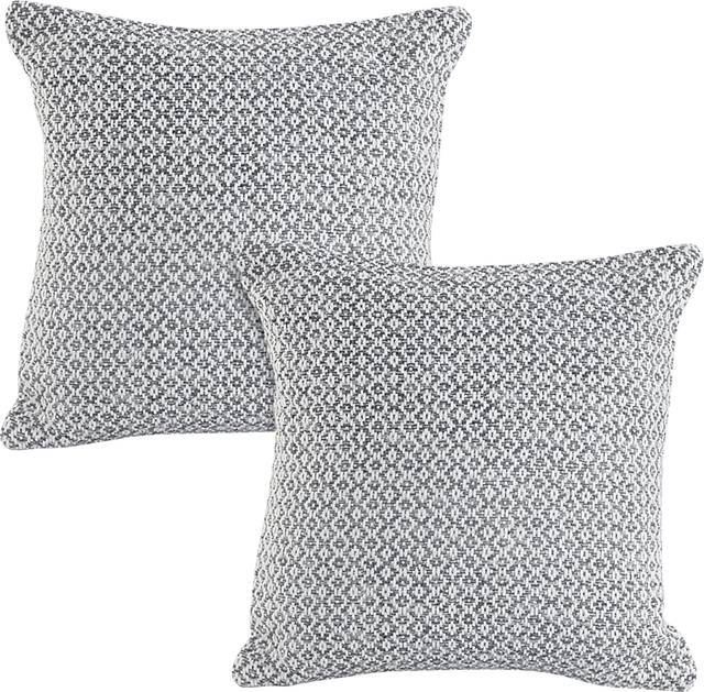 Antimo Gray Accent Pillow Set of 2 - Thumbnail - Image 1