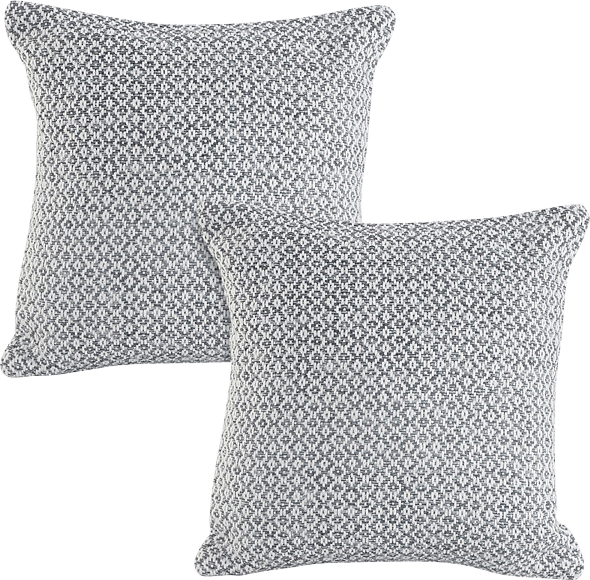 Antimo Gray Accent Pillow Set of 2 - Image 1