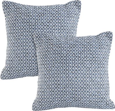 Antimo Navy Accent Pillow Set of 2