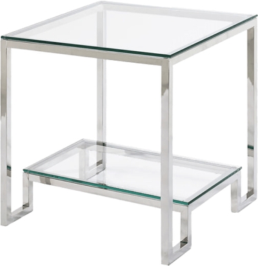 Antless Silver End Table