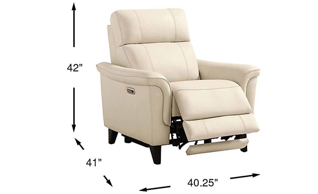 Antonella Leather Dual Power Recliner
