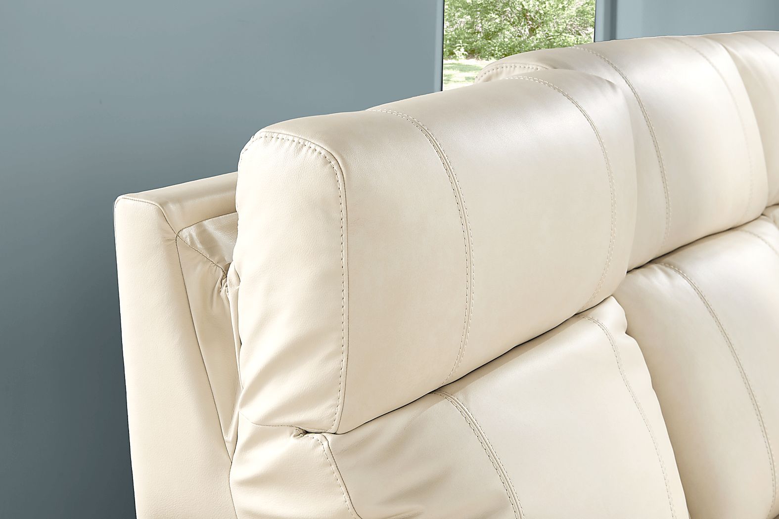 Antonella Leather Dual Power Reclining Sofa - Thumbnail 5