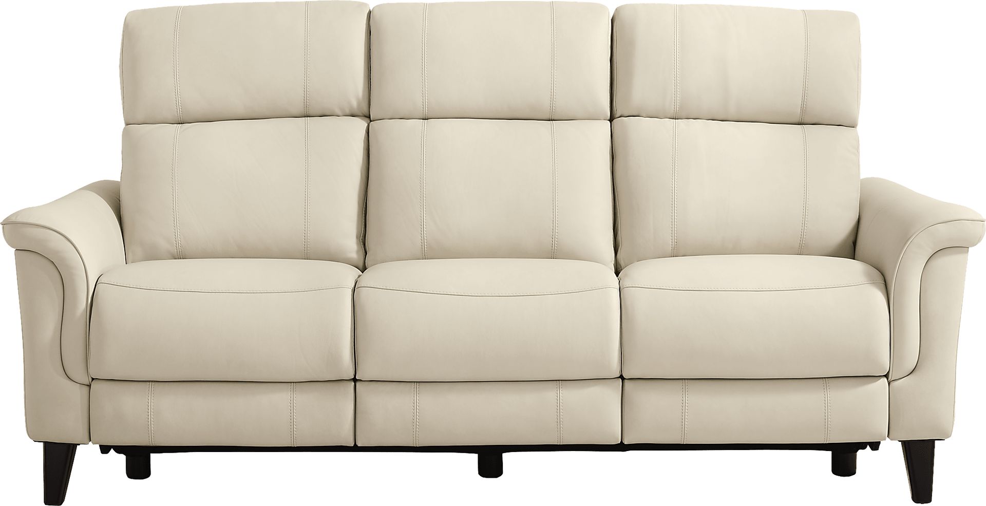 Antonella Tan 2 Pc Leather Dual Power Reclining Living Room - Image 3