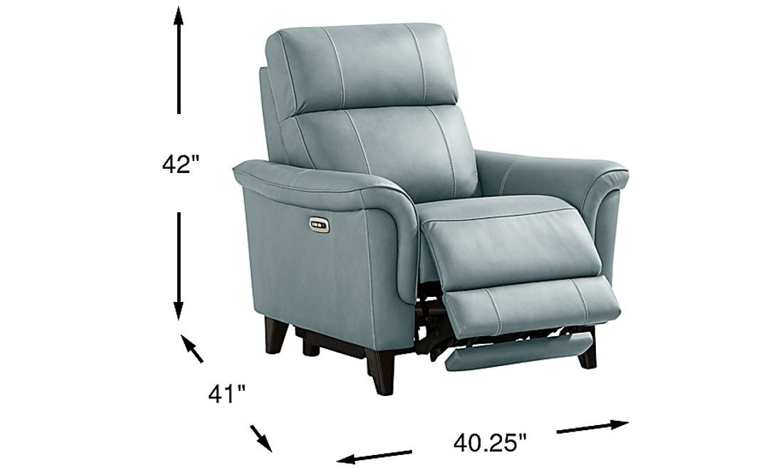 Antonella Leather Dual Power Recliner