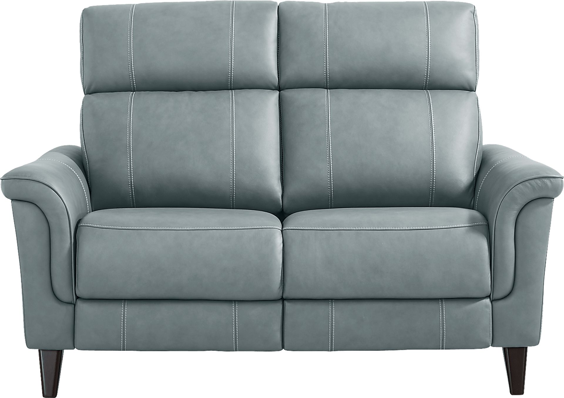 Antonella Blue 2 Pc Leather Dual Power Reclining Living Room - Image 12