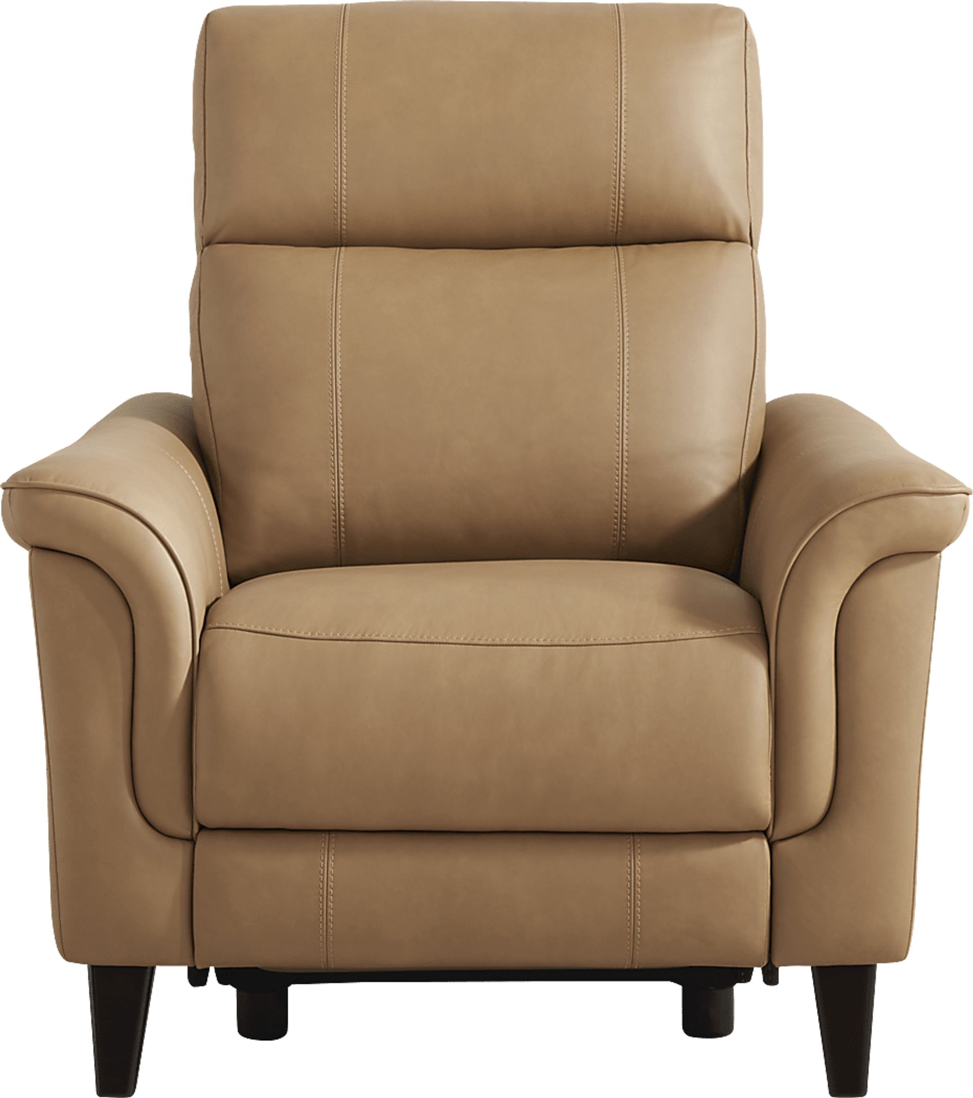 Antonella Tan Leather Dual Power Recliner - Image 2