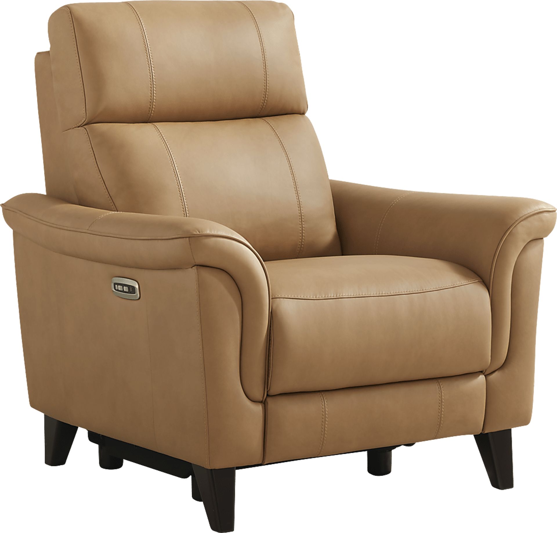 Antonella Tan Leather Dual Power Recliner - Image 3