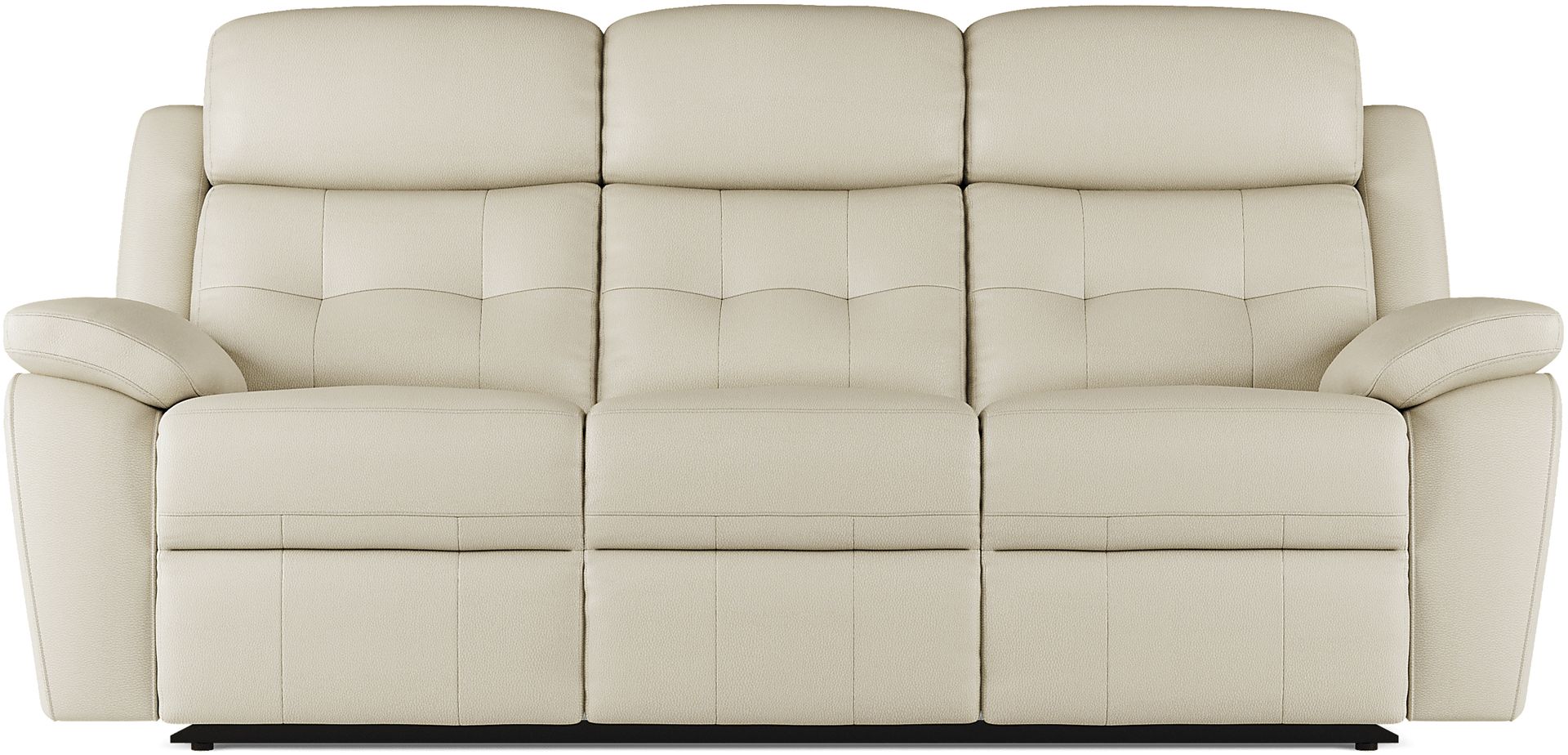 Antonin Beige Leather Power Reclining Sofa - Image 4