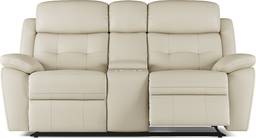reclining console loveseat