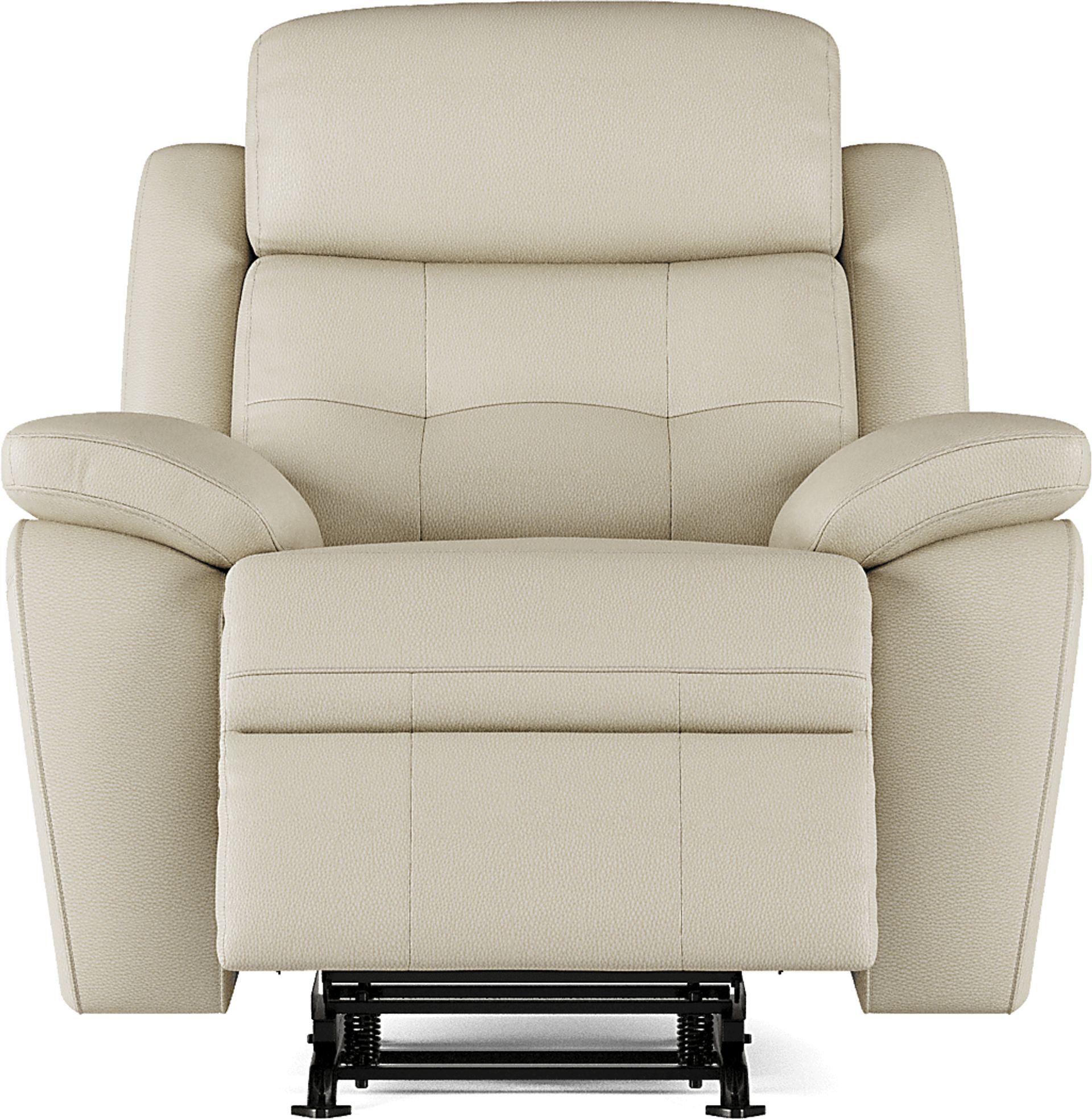 Antonin Beige Leather 3 Pc Reclining Living Room - Image 11