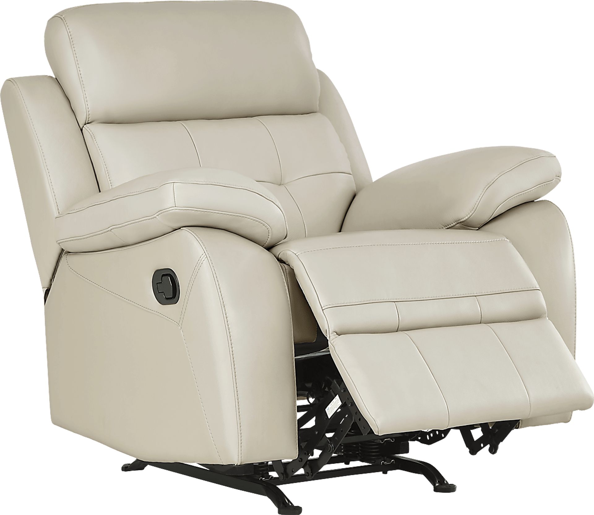 Antonin Beige Leather 3 Pc Reclining Living Room - Image 11