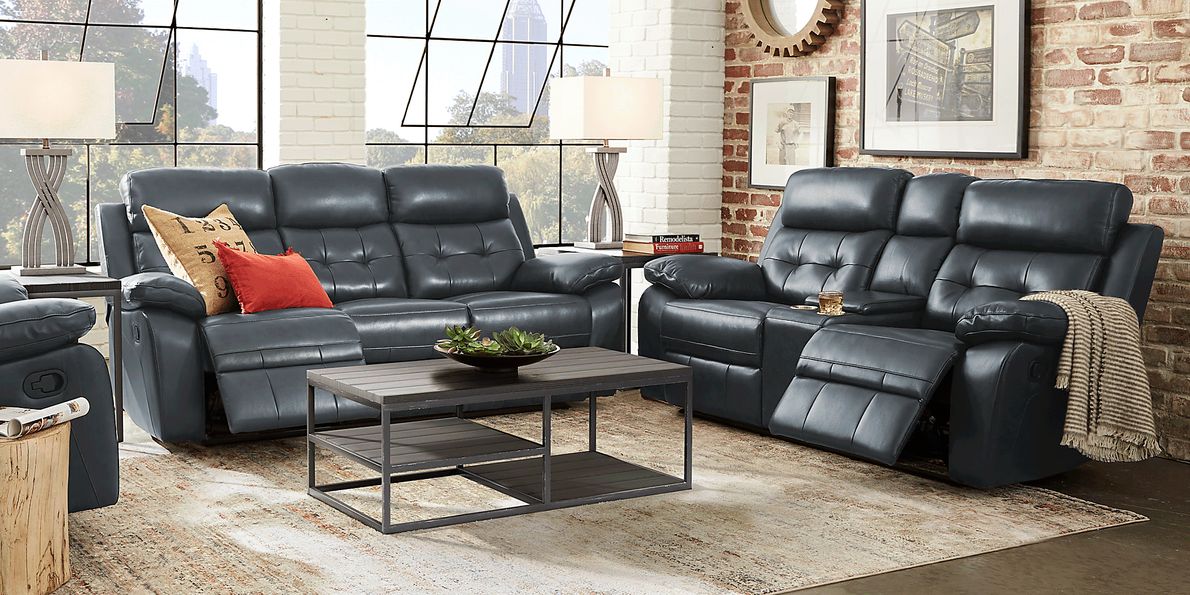 Antonin 6 Pc Leather Power Reclining Living Room Set