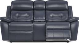 reclining console loveseat