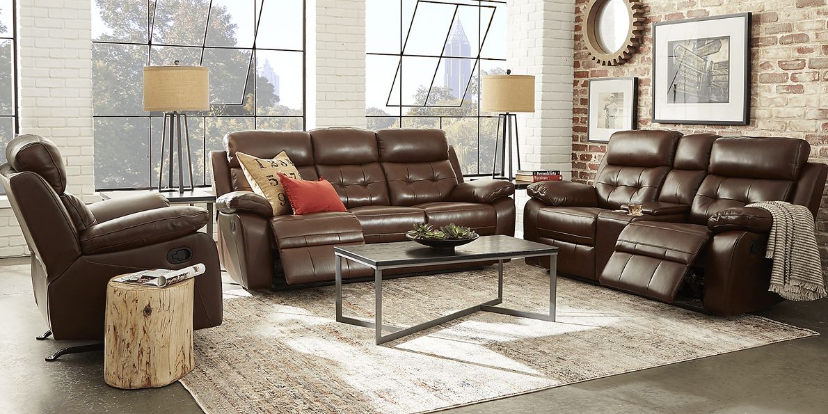 2 Pc Leather Living Room Set