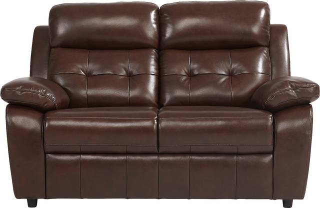 Antonin Brown Leather 2 Pc Living Room with Reclining Sofa - Thumbnail - Image 4
