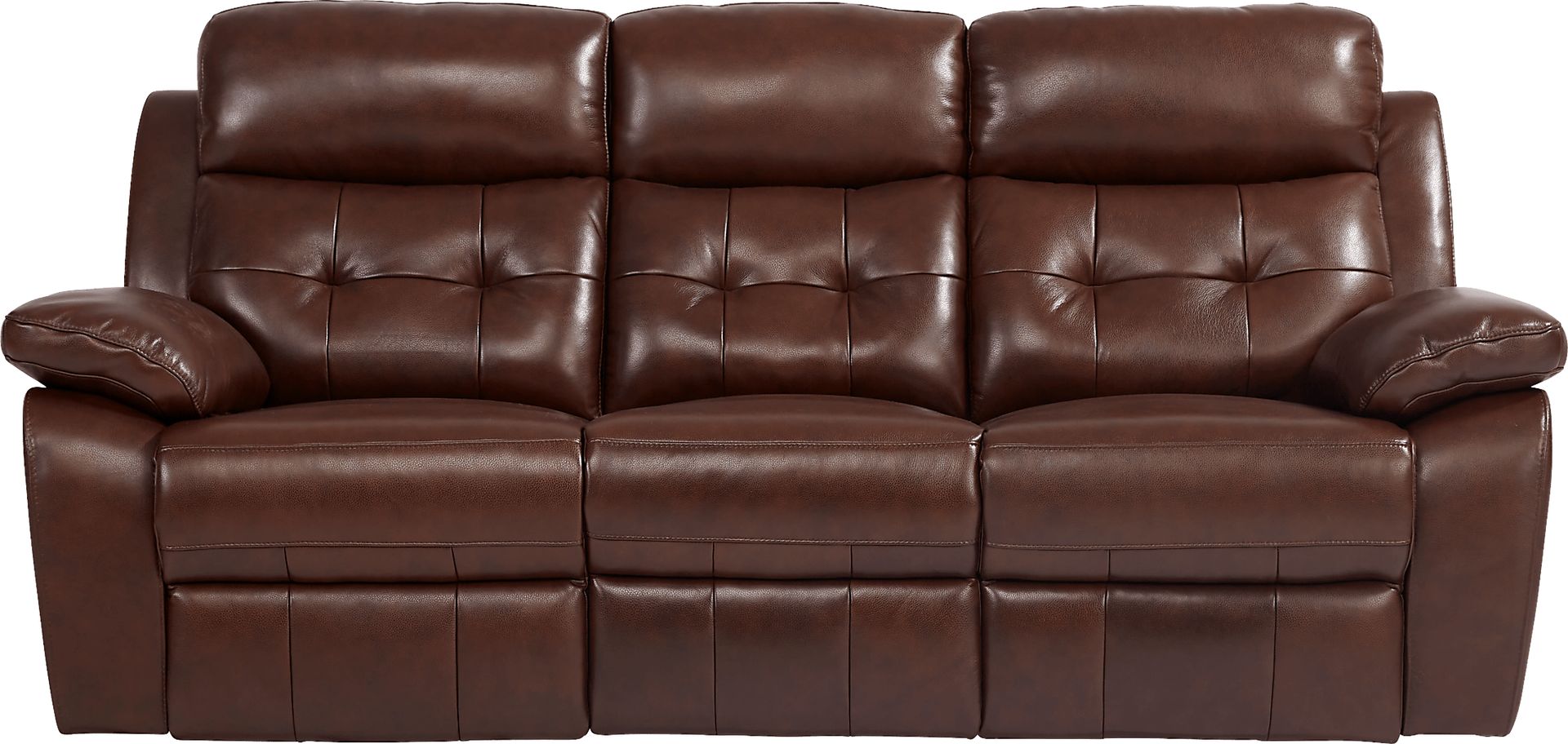 Antonin Brown Leather 3 Pc Reclining Living Room - Image 7
