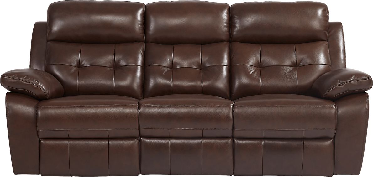 antonin leather non-power reclining sofa