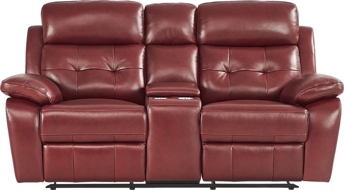 Antonin Leather Non-Power Reclining Loveseat