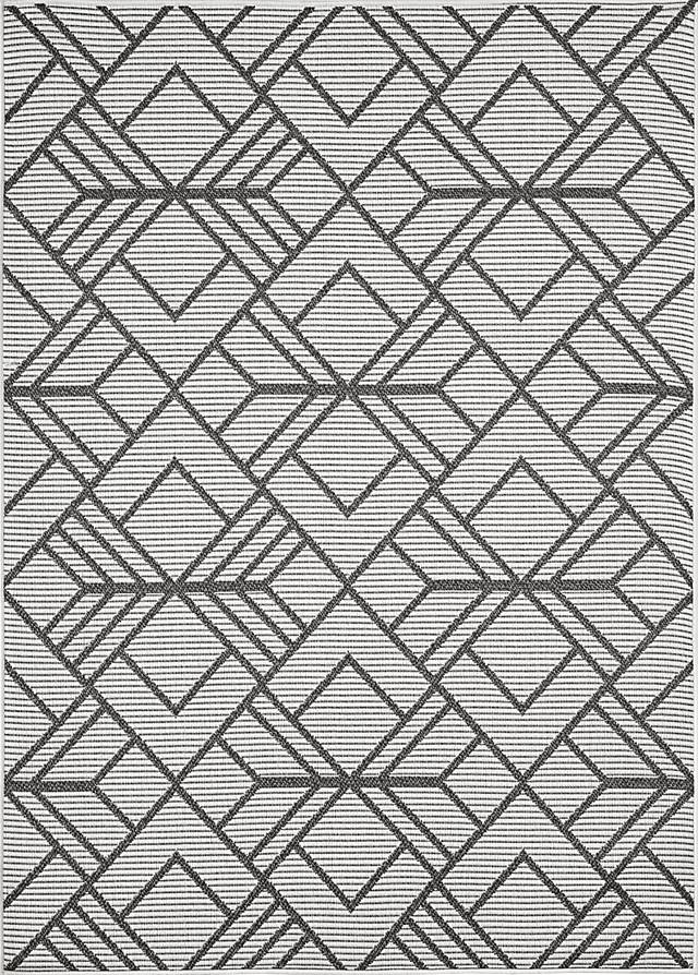 Antoun Gray 5'3 x 7' Indoor/Outdoor Rug - Thumbnail - Image 12
