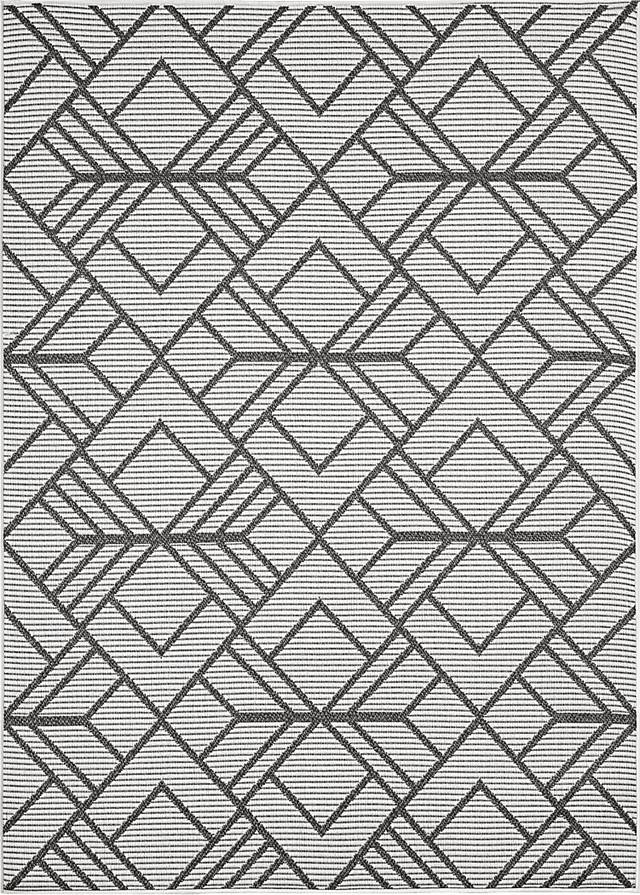 Antoun Gray 5'3 x 7' Indoor/Outdoor Rug - Thumbnail - Image 1