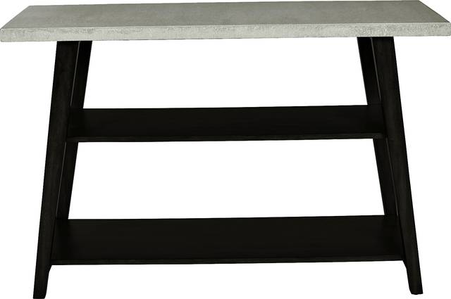 Anunsen II Black Sofa Table - Thumbnail - Image 2