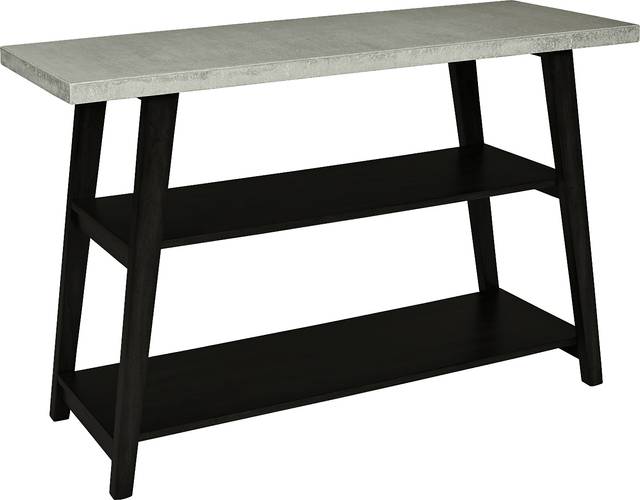 Anunsen II Black Sofa Table - Thumbnail - Image 1