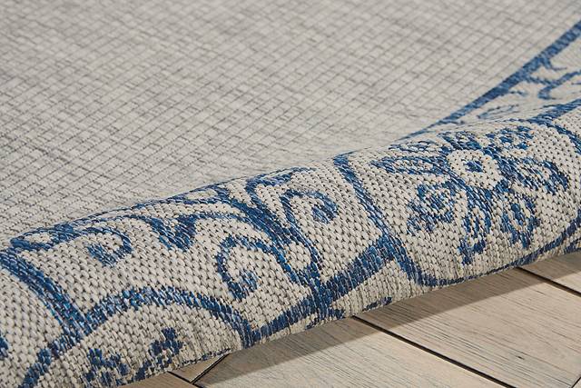 Anvita Blue 5' x 7' Indoor/Outdoor Rug - Thumbnail - Image 2
