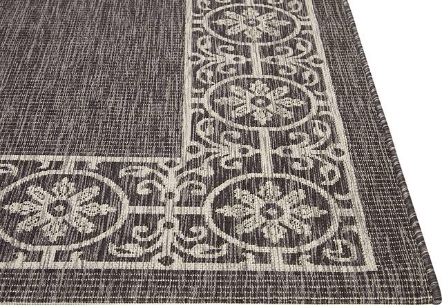 Anvita Charcoal 5' x 7'  Indoor/Outdoor Rug - Thumbnail - Image 3
