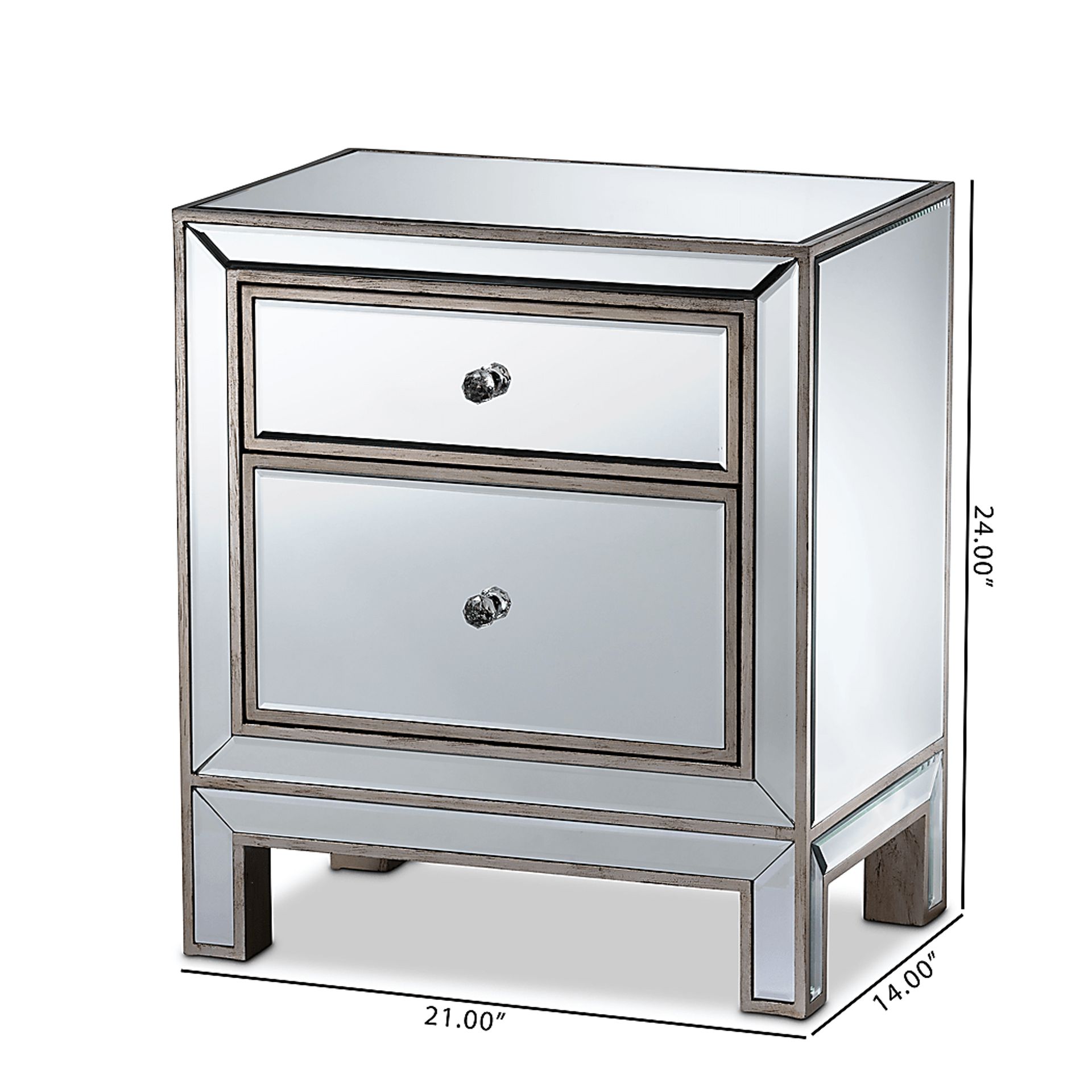 Anzeiger Silver Nightstand - Image 8