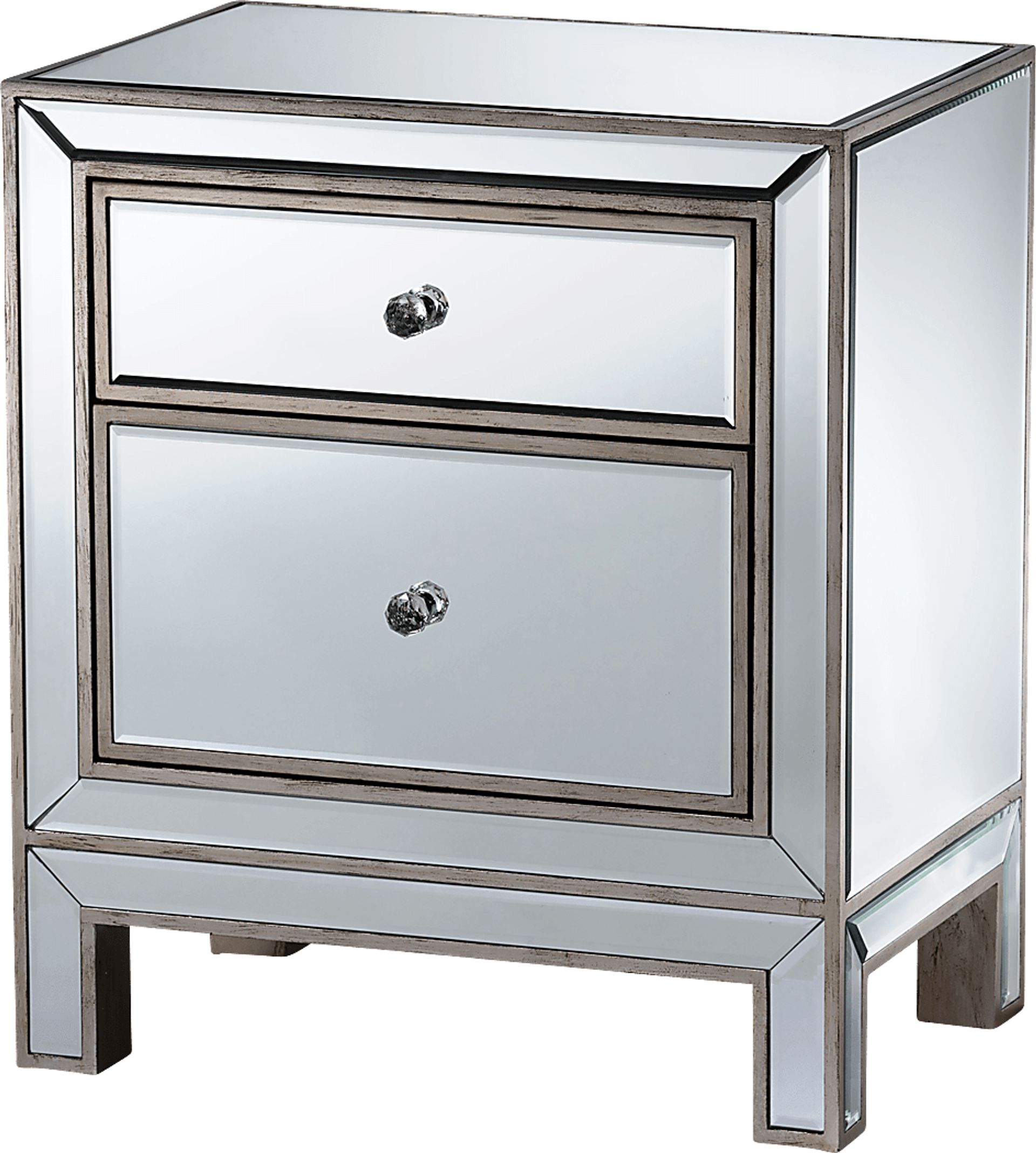 Anzeiger Silver Nightstand - Image 1