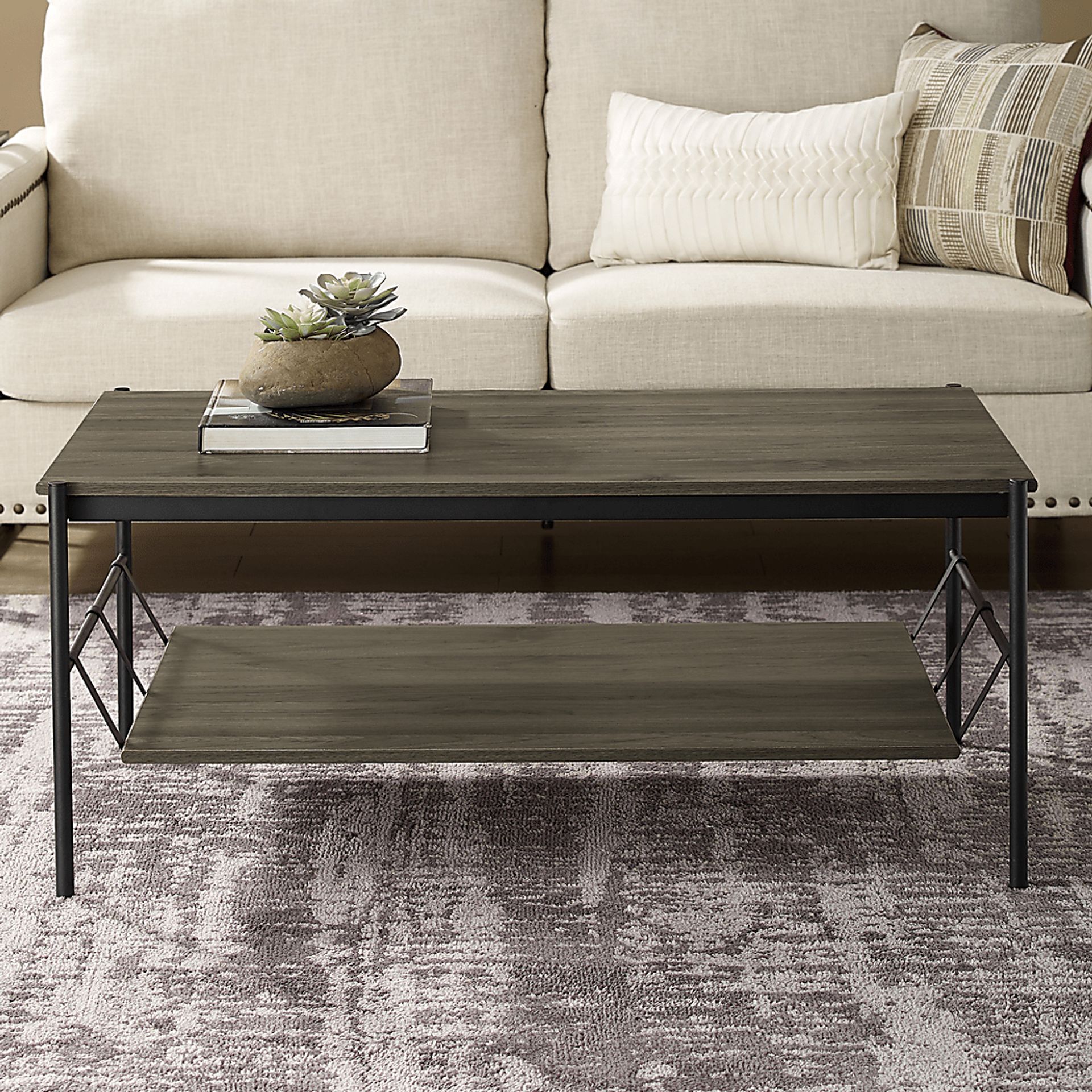 Apache Creek Gray Cocktail Table - Image 3