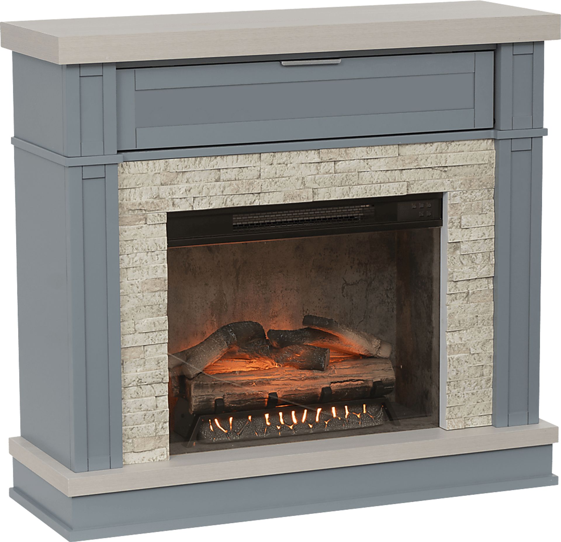 Apeci Blue 40 in. Console with Electric Fireplace - Image 10