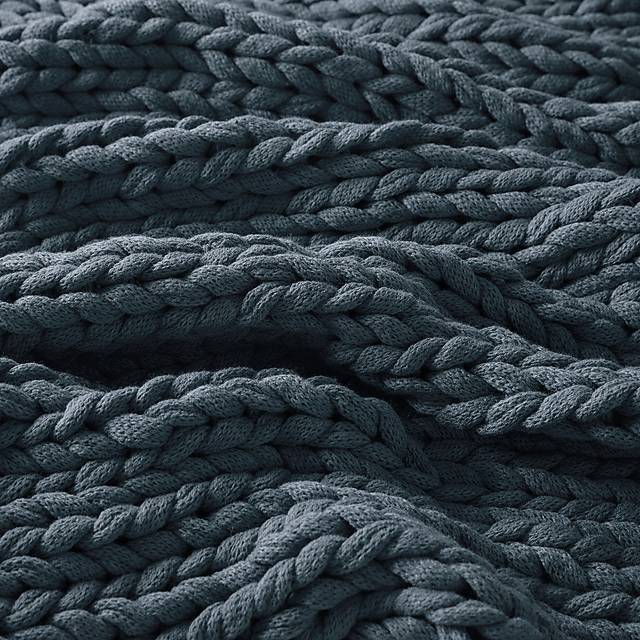 Apenzell Blue Throw Blanket - Thumbnail - Image 9