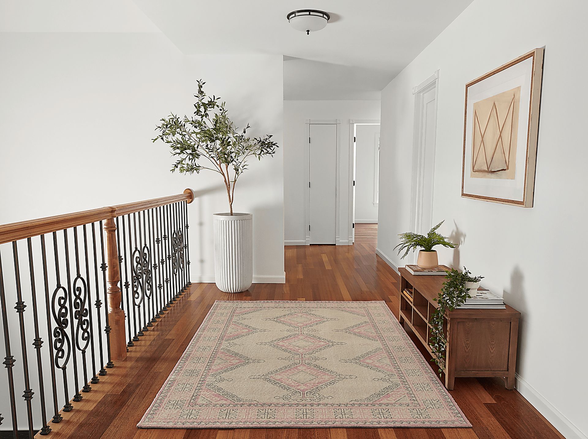 Apexi Pink 6'6 x 9' Rug - Image 2