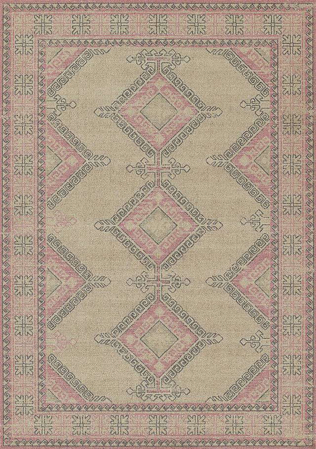 Apexi Pink 6'6 x 9' Rug - Thumbnail - Image 1