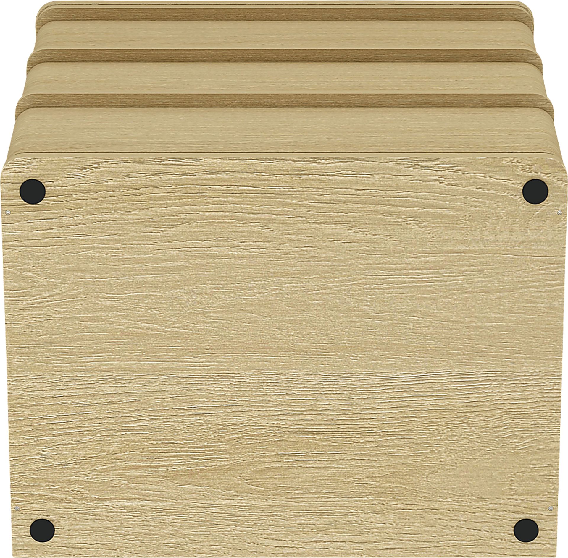 Apexiay Brown Nightstand - Image 4