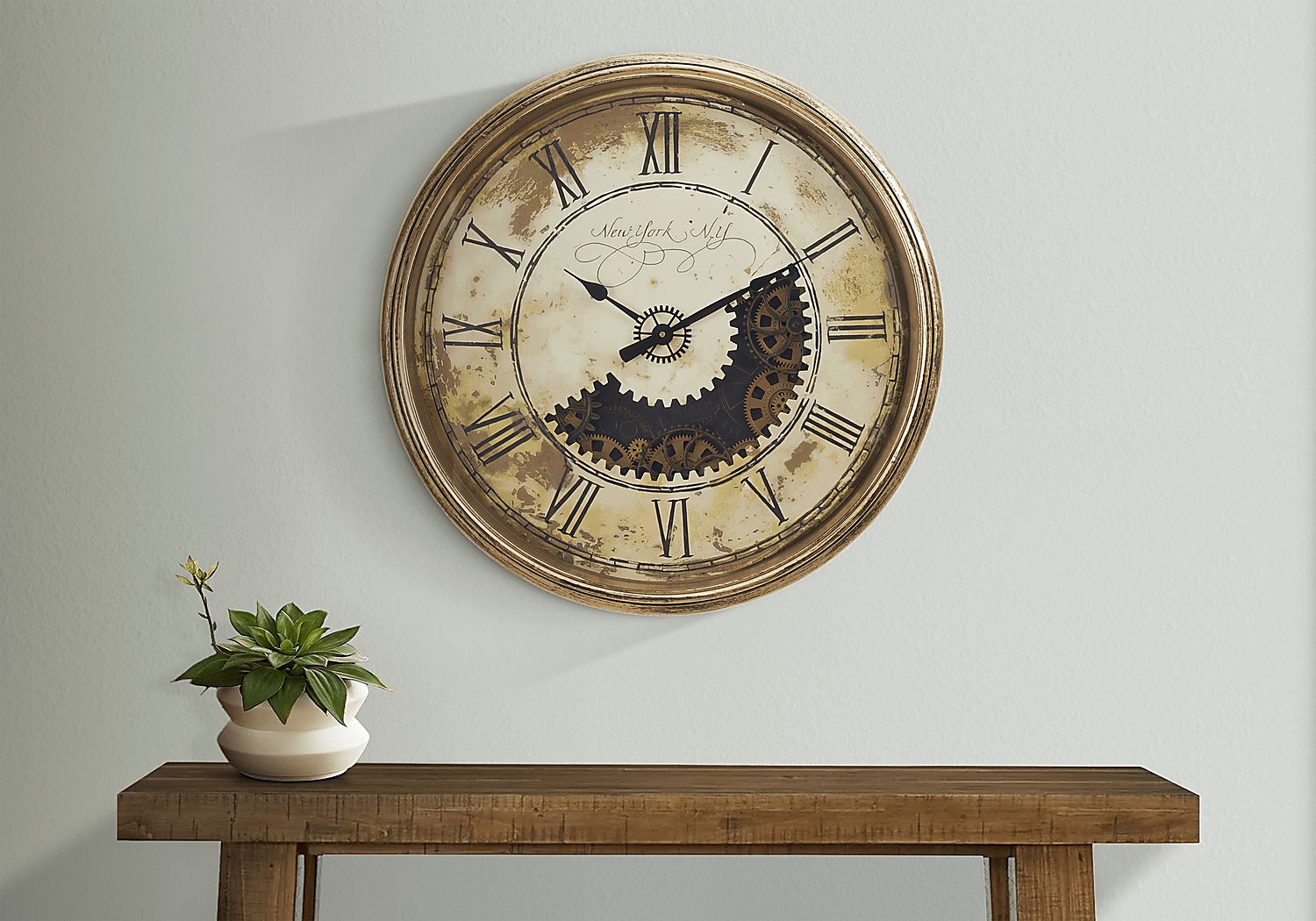 Apexlane Gold Wall Clock