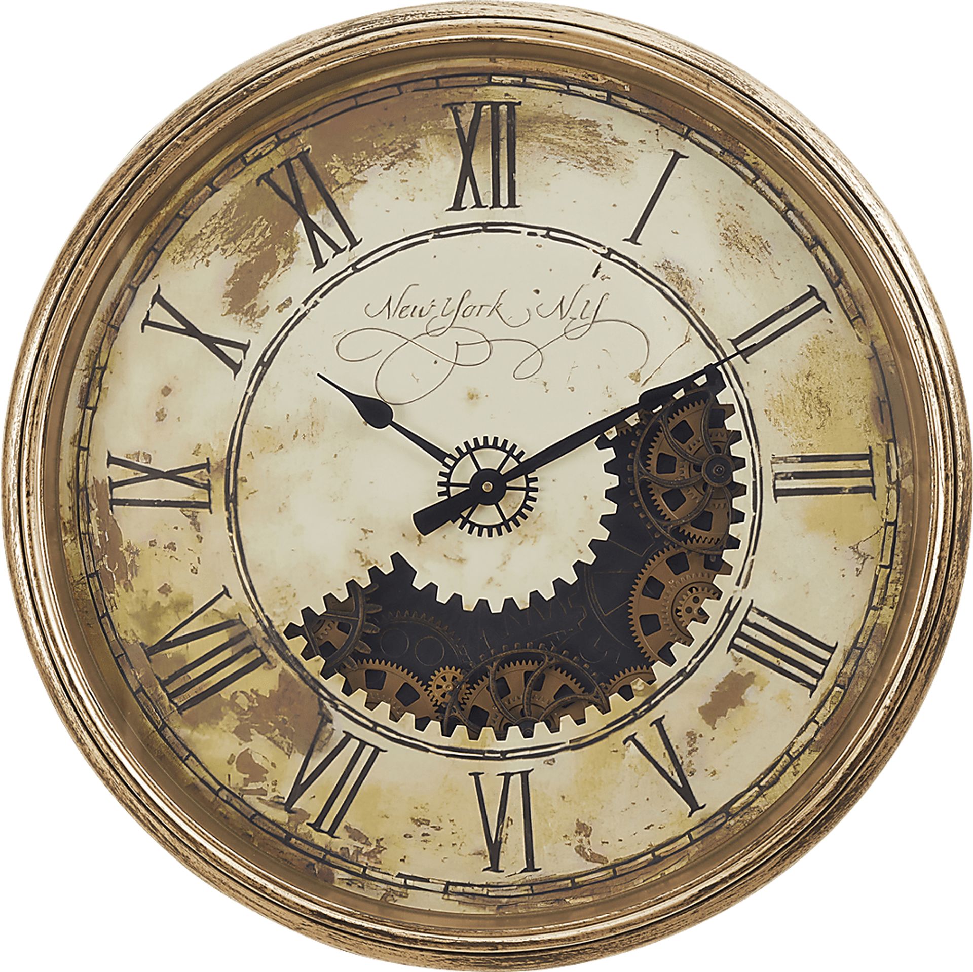Apexlane Gold Wall Clock - Image 1