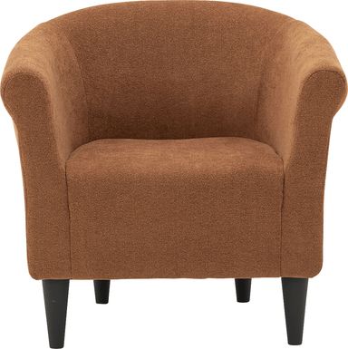 Apezi Orange Accent Chair