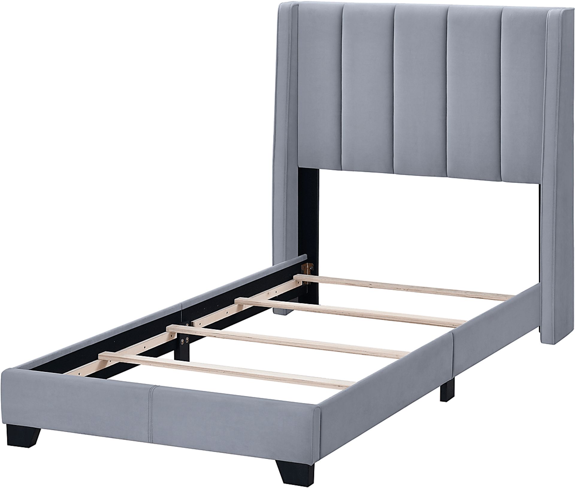 Aphelia Gray Twin Bed - Image 3