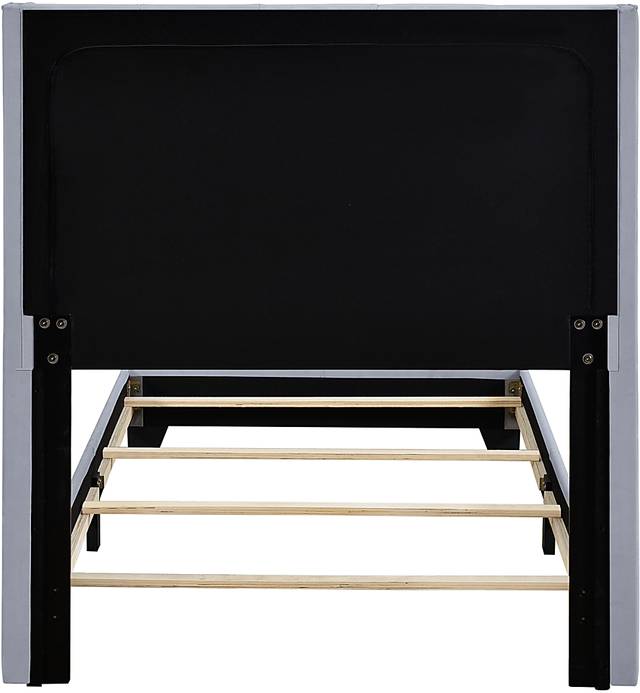Aphelia Gray Twin Bed - Thumbnail - Image 4