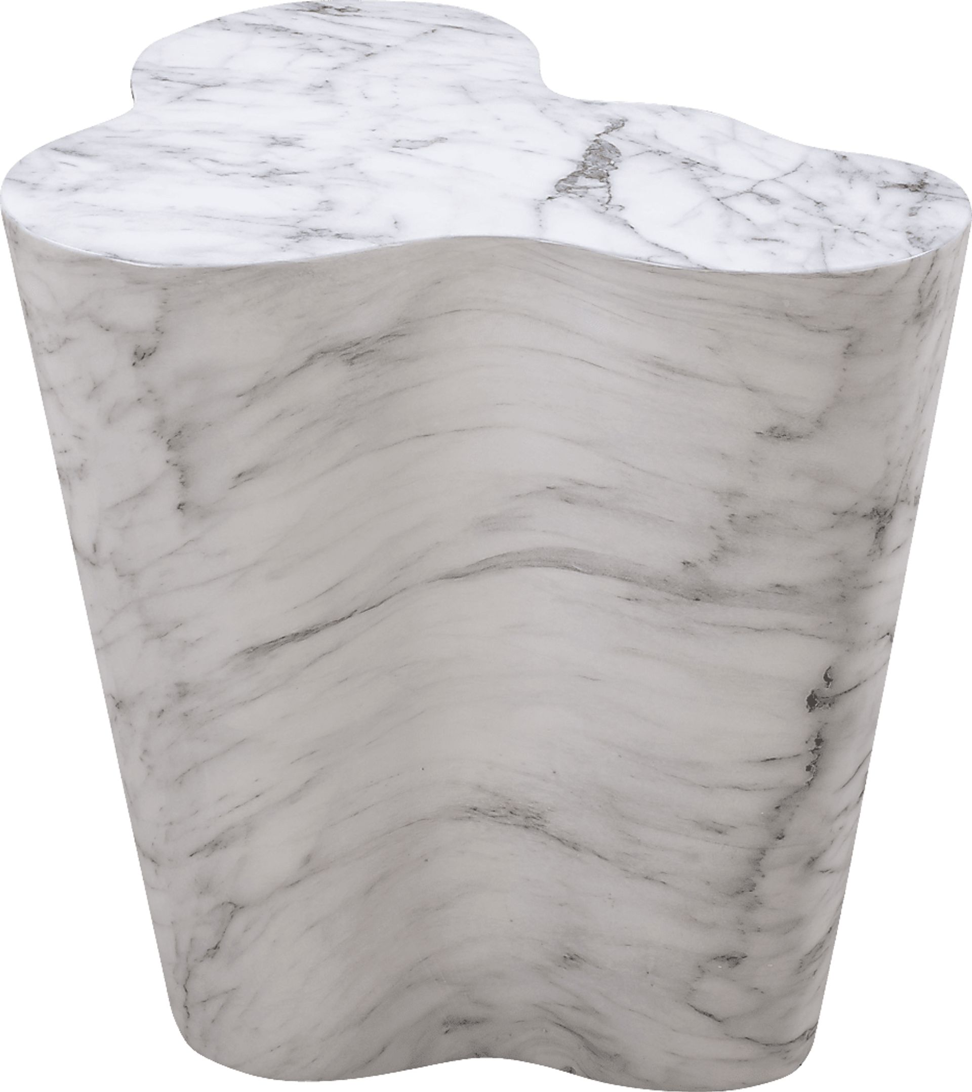 Aphina White Large Accent Table - Image 2
