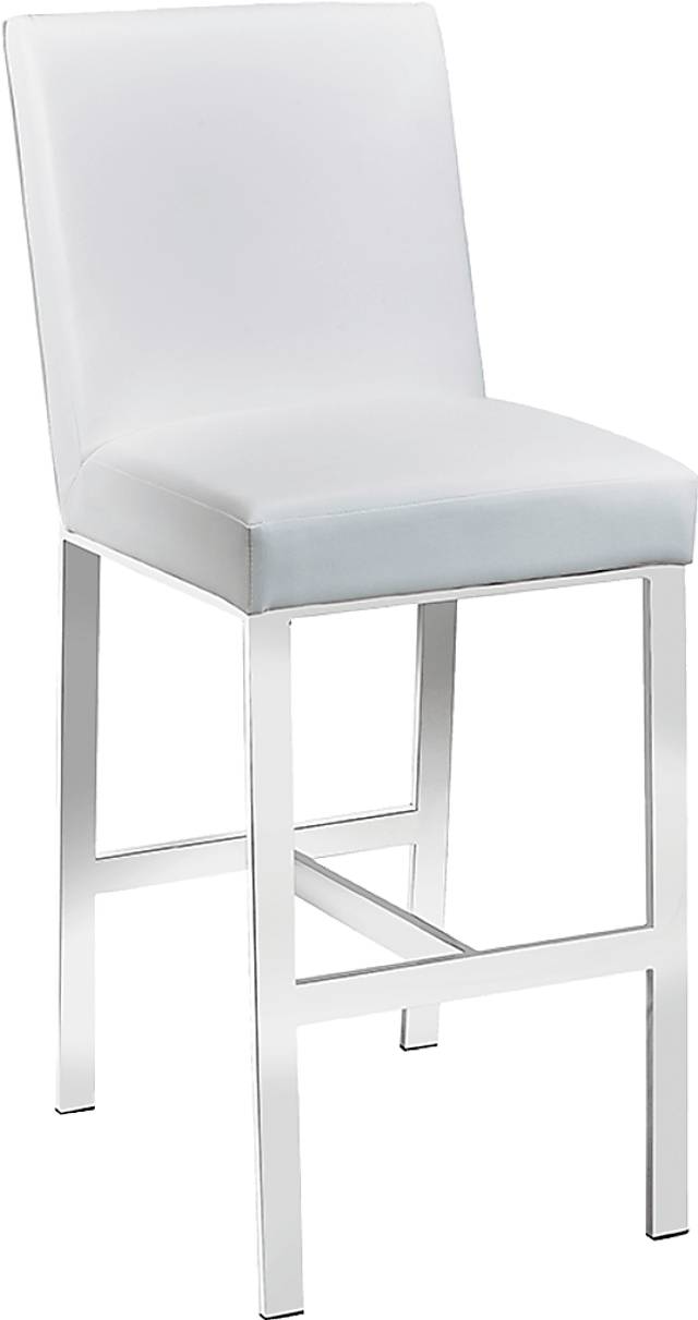Apleby White Counter Stool - Thumbnail - Image 1