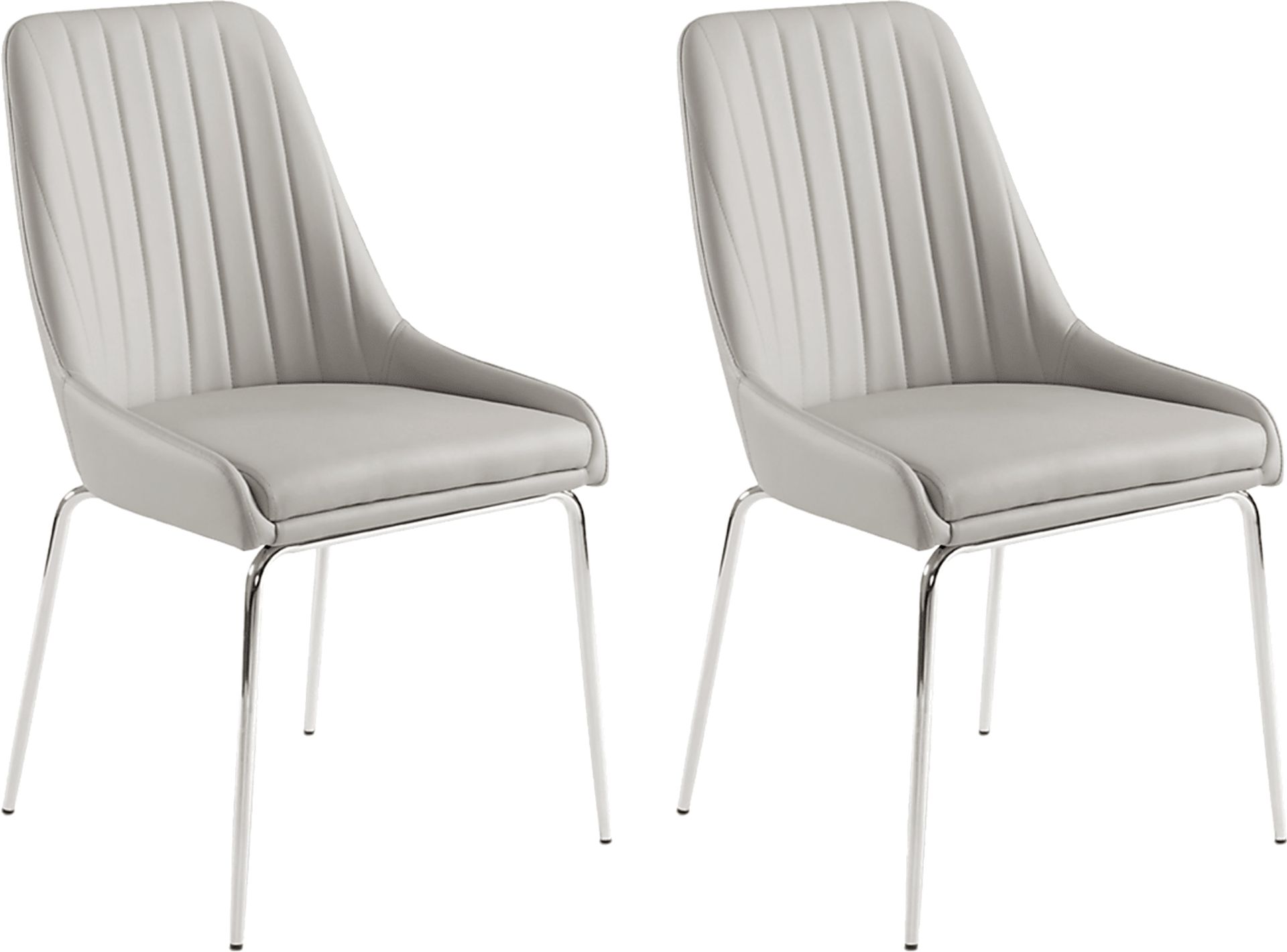 Aplomado Gray Dining Chair, Set of 2 - Image 1