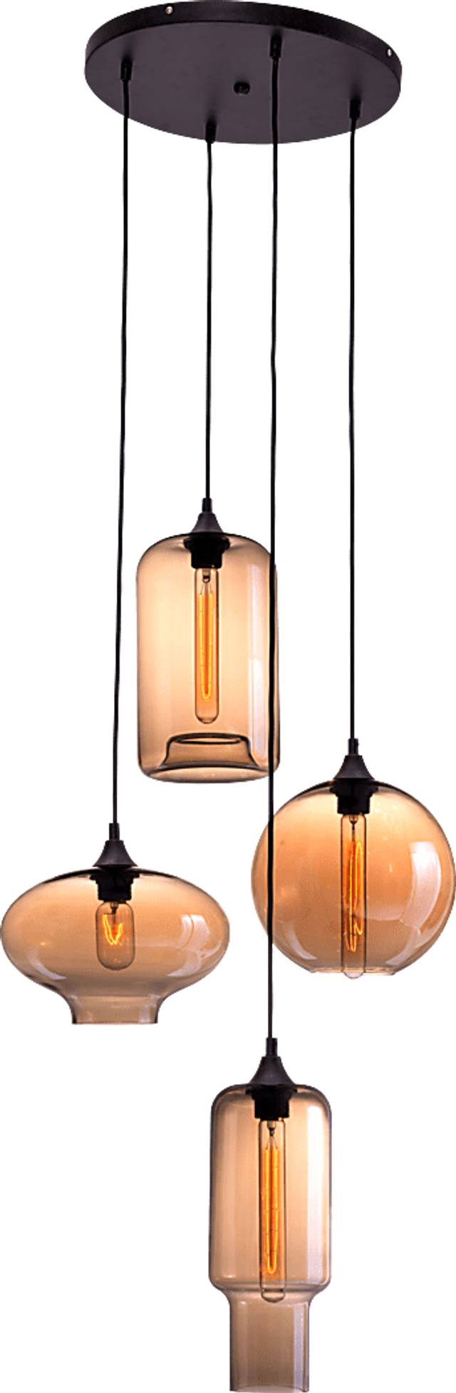 Apollo Cove Amber Chandelier - Thumbnail - Image 2