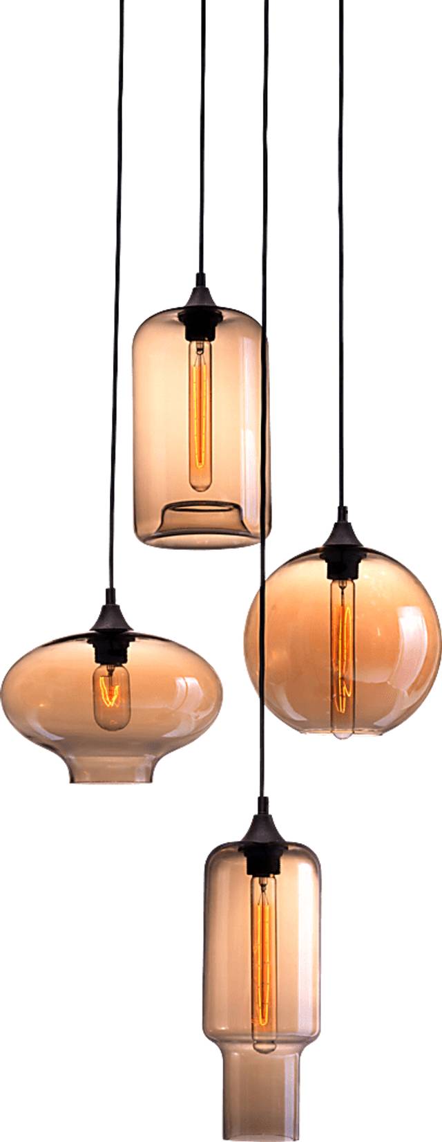 Apollo Cove Amber Chandelier - Thumbnail - Image 1