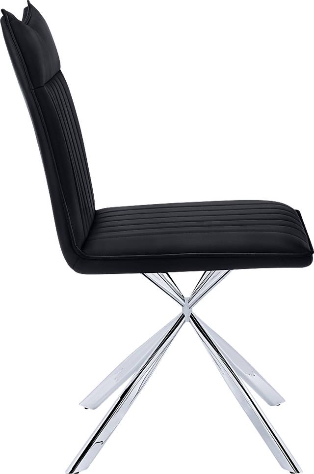 Appaloosa Black Chrome Side Chair, Set of 2 - Thumbnail - Image 8