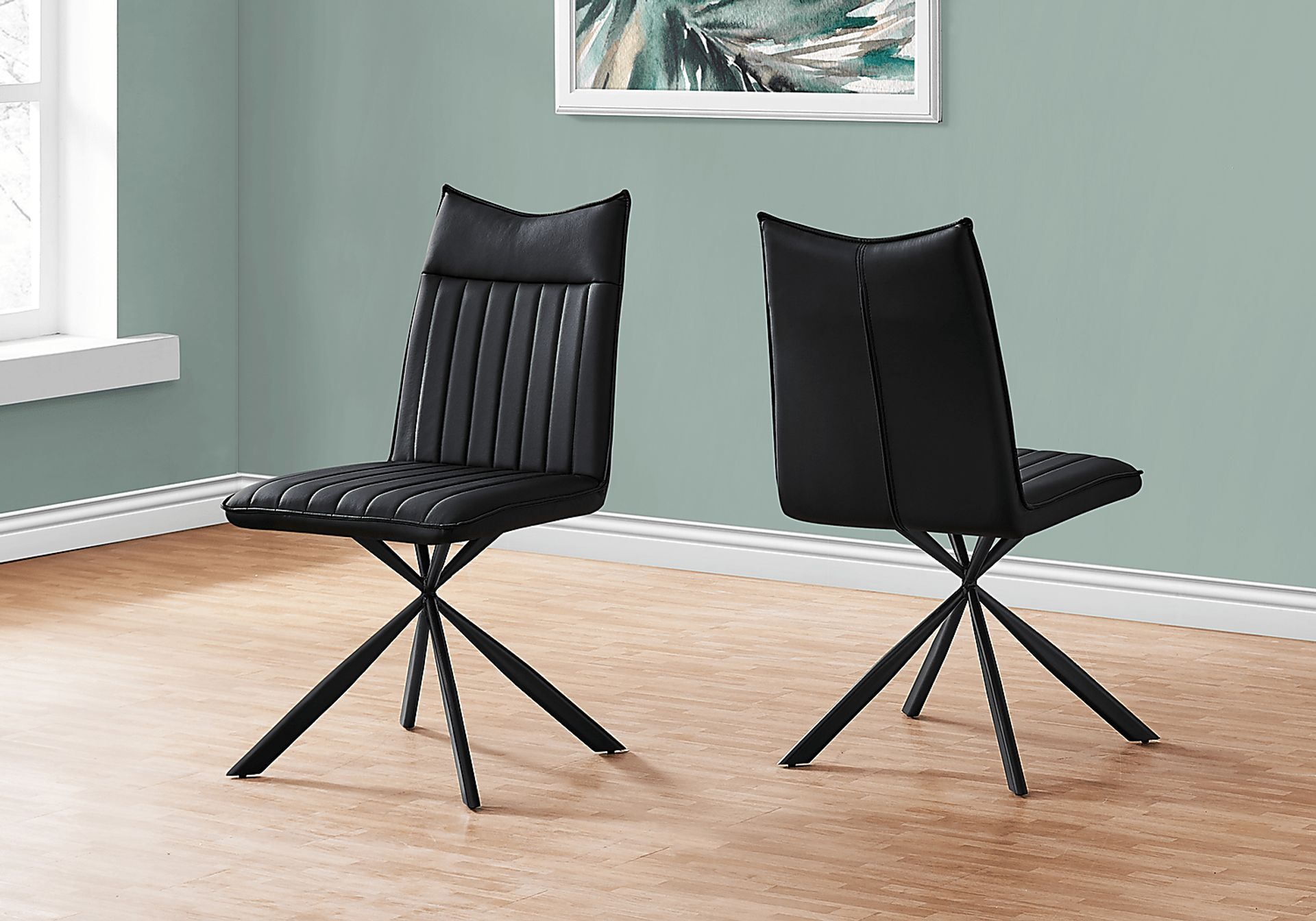 Appaloosa Black Side Chair, Set of 2 - Image 1