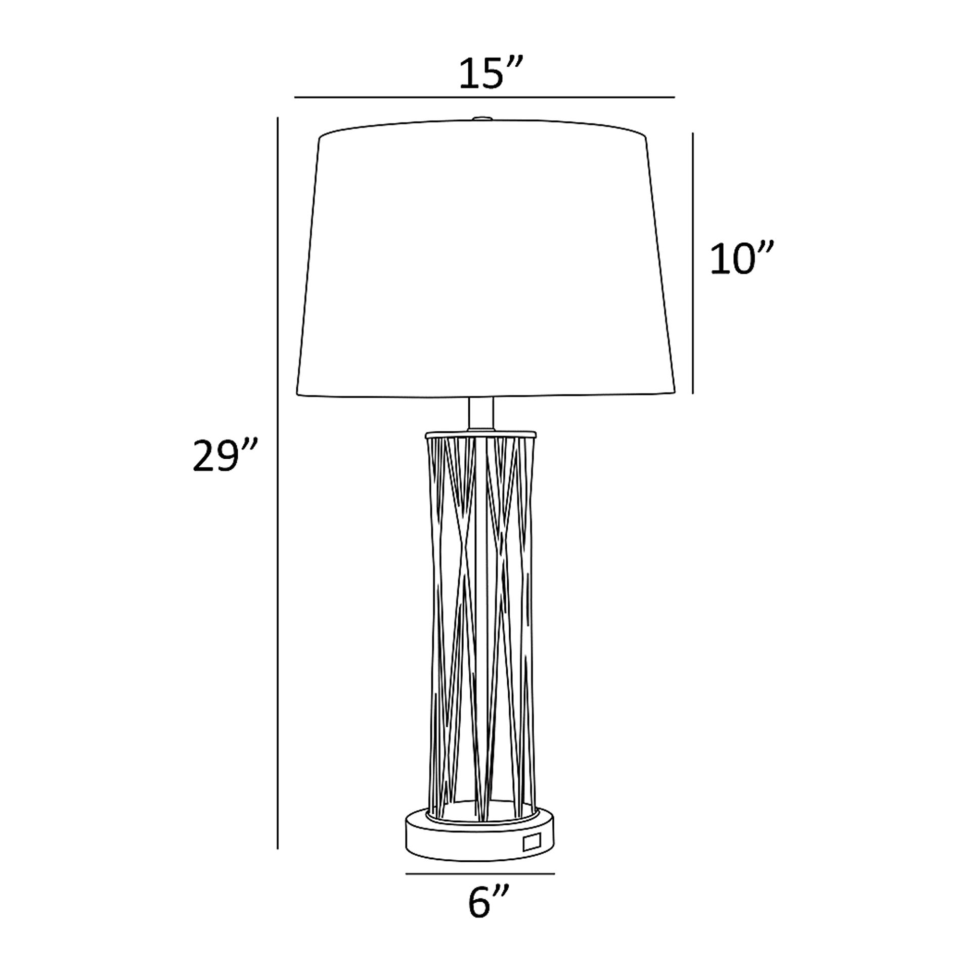 Appaloosa Point Gold Table Lamps, Set of 2 - Image 9