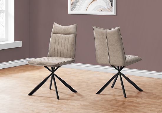 Appaloosa Taupe Side Chair, Set of 2